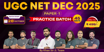 UGC NET/JRF December 2025 Practice Batch